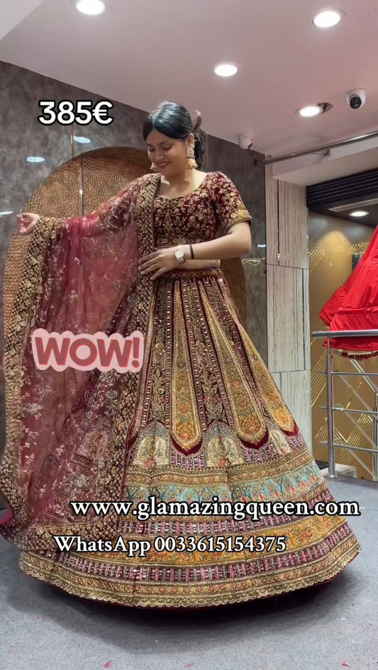 Lehenga Rouge Luxury