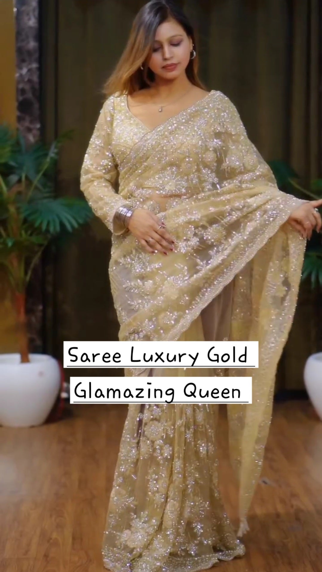 Saree Gold Luxury