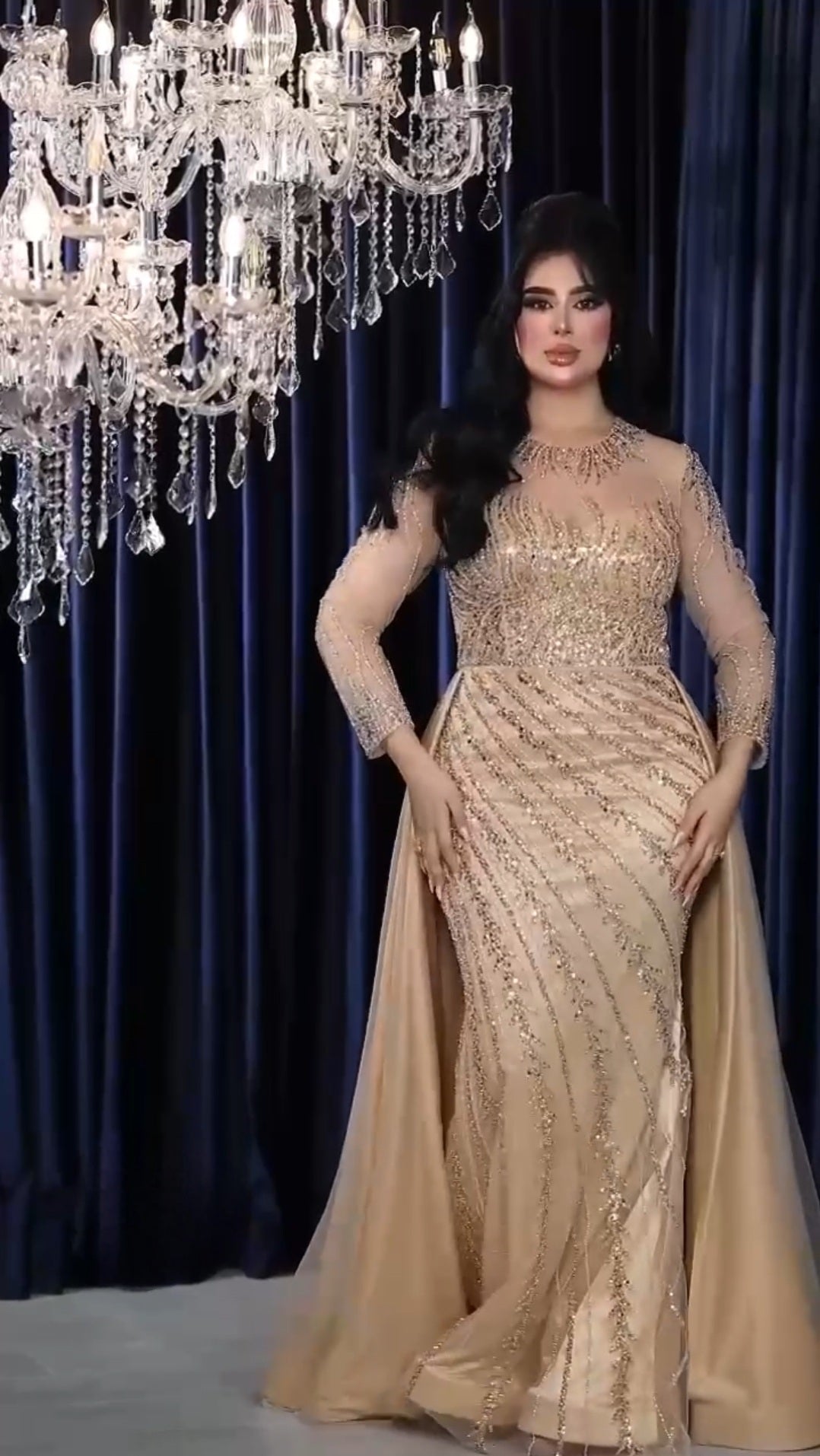 Robe de Soirée à Paillettes