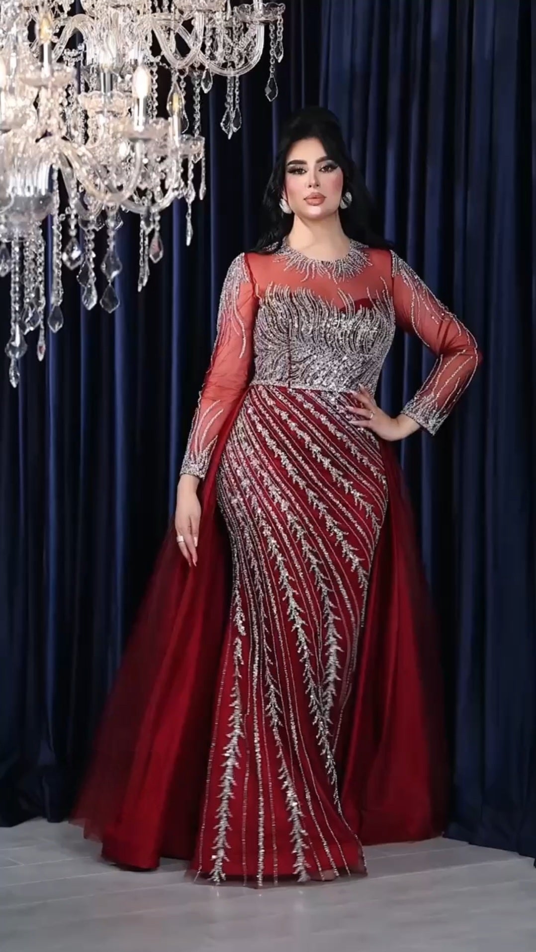 Robe de Soirée à Paillettes