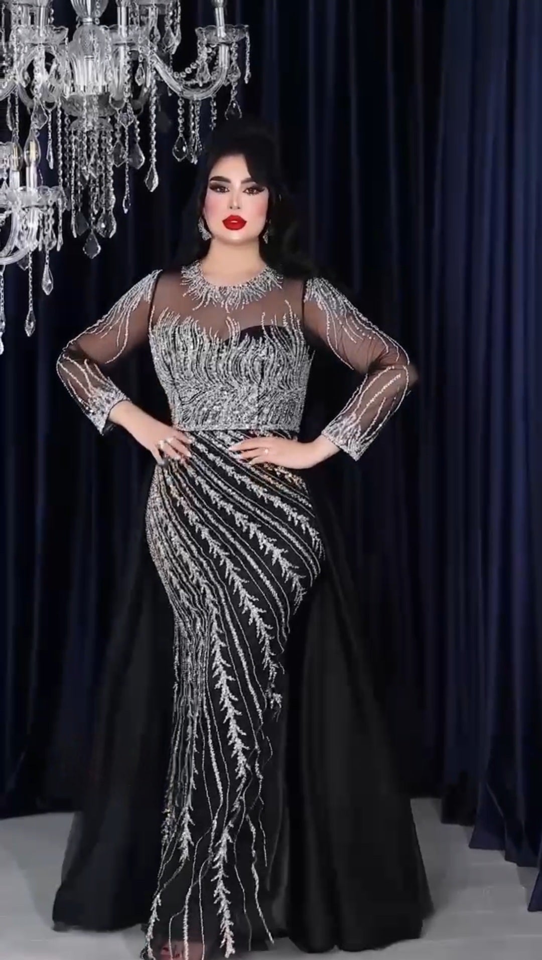 Robe de Soirée à Paillettes