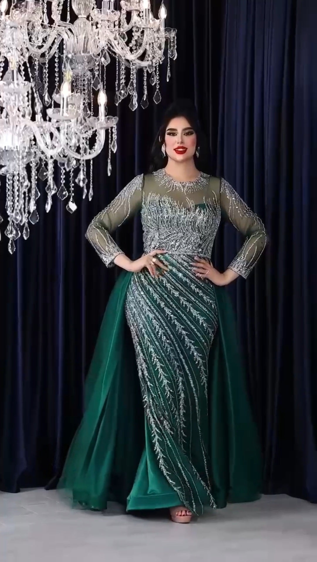 Robe de Soirée à Paillettes