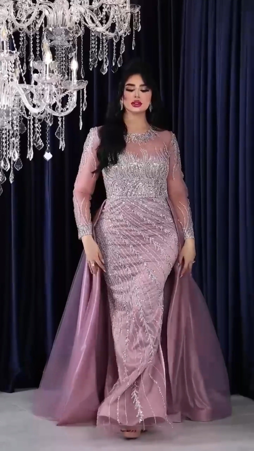 Robe de Soirée à Paillettes