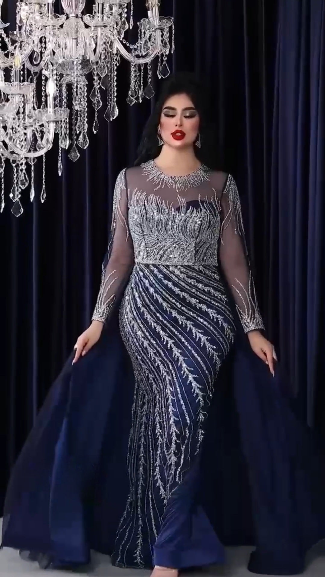 Robe de Soirée à Paillettes
