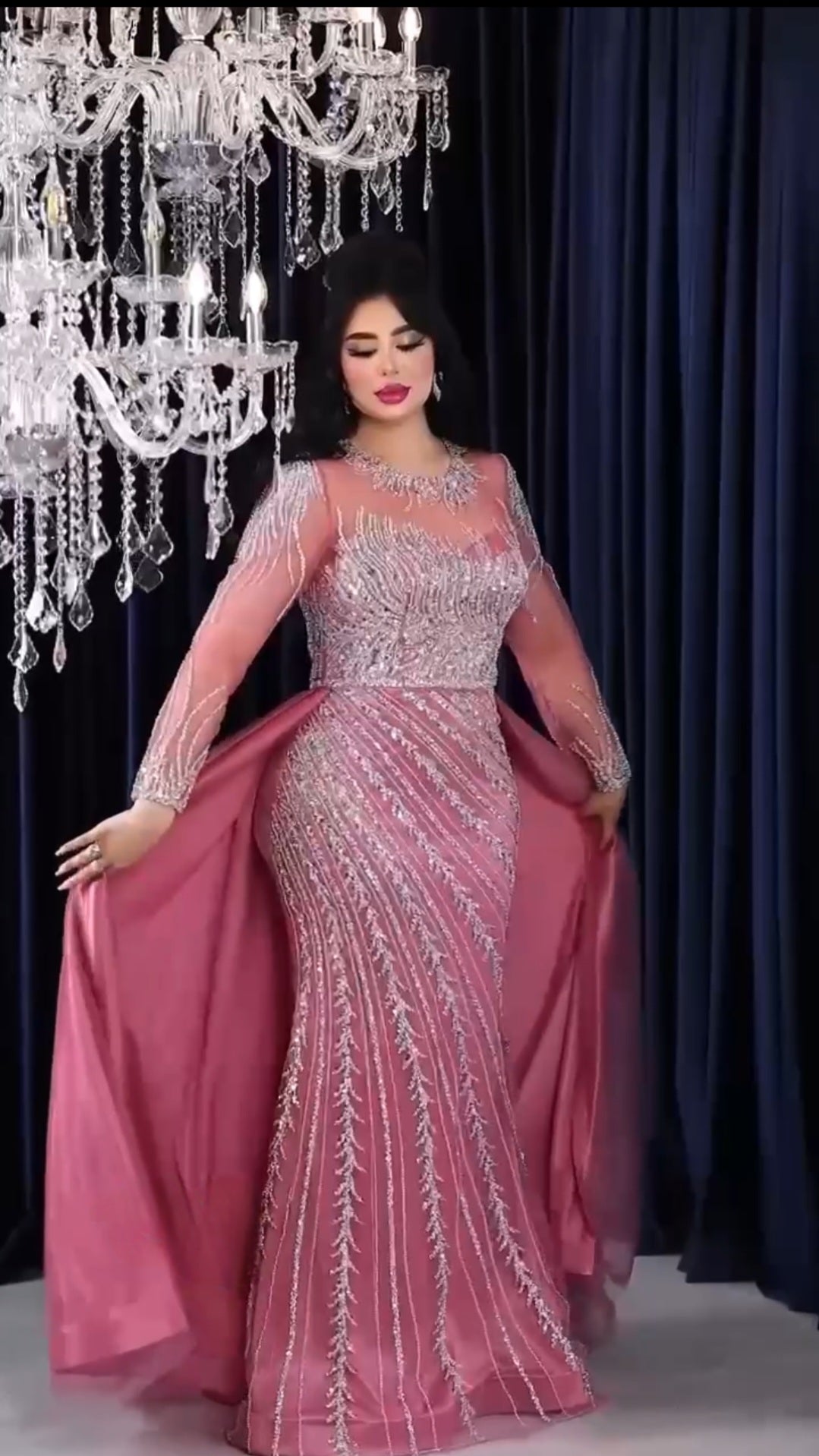 Robe de Soirée à Paillettes