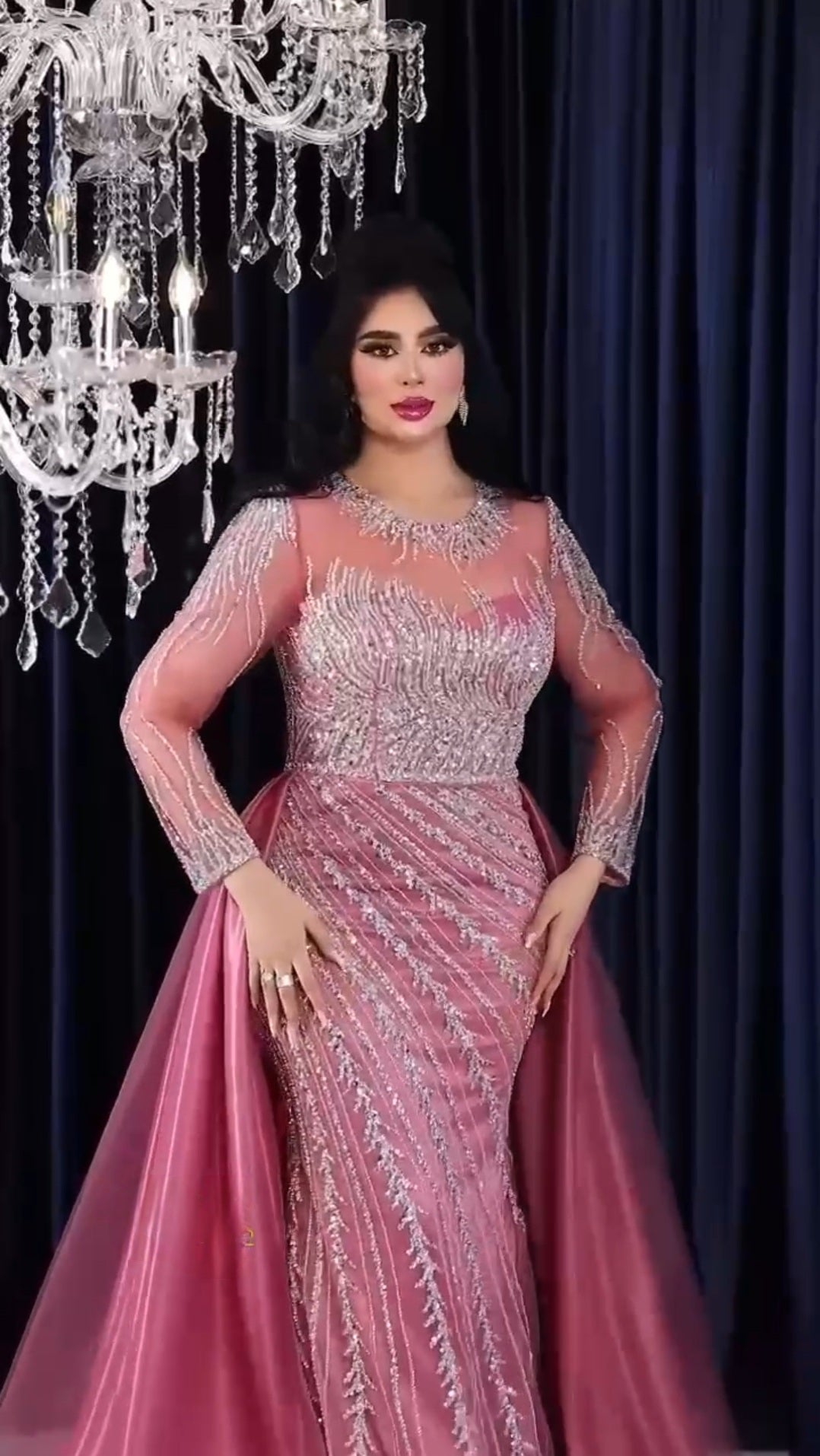 Robe de Soirée à Paillettes