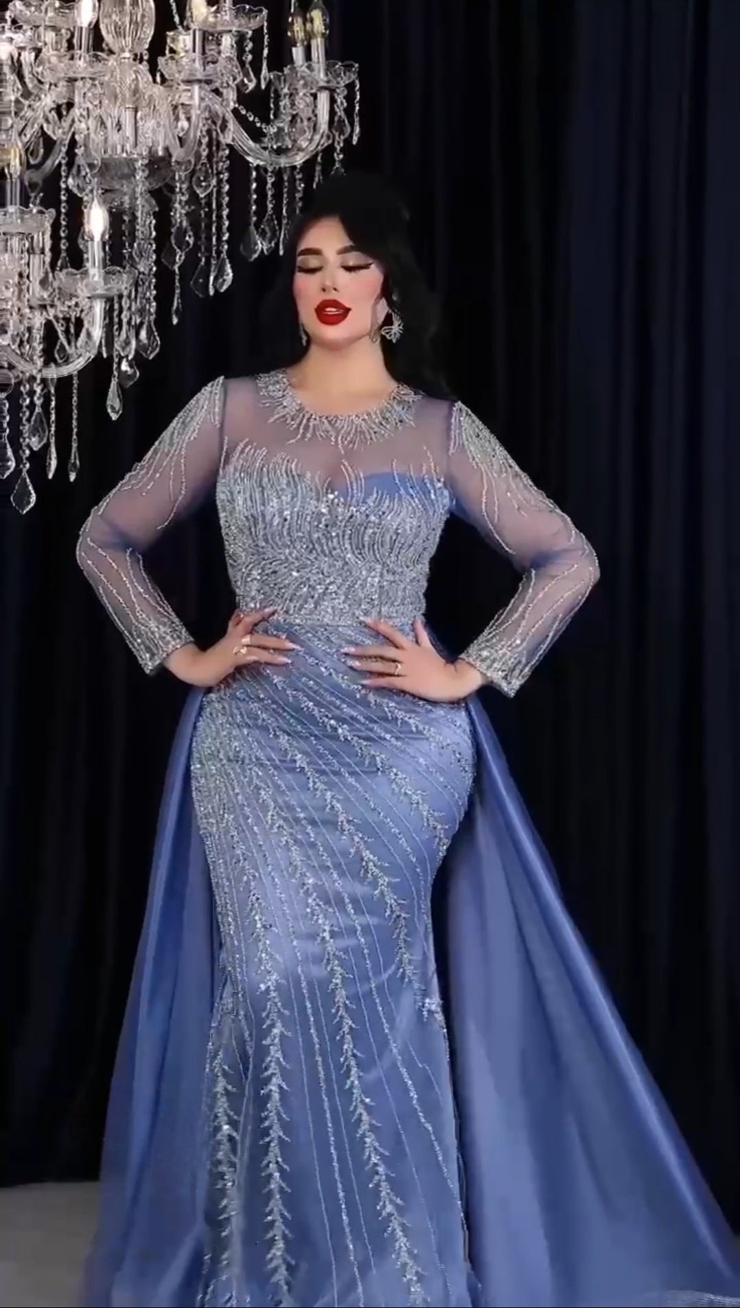 Robe de Soirée à Paillettes