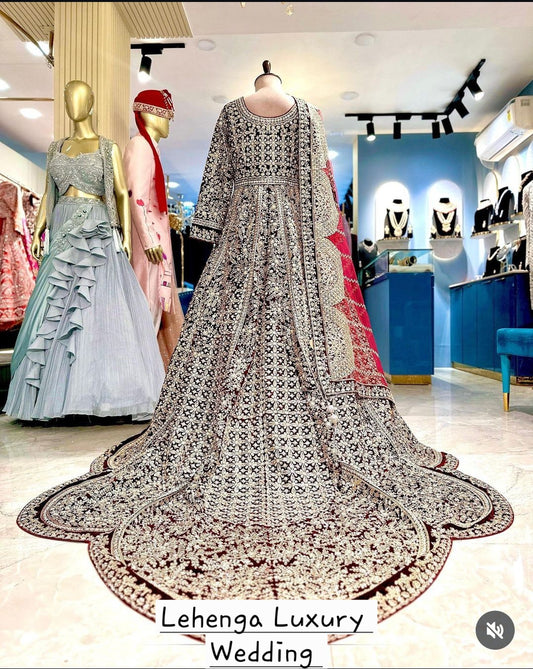 Lehenga Red Luxury Wedding