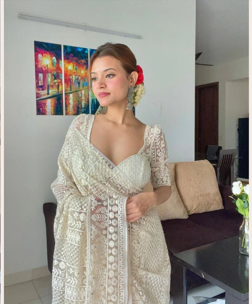 Saree Blanc
