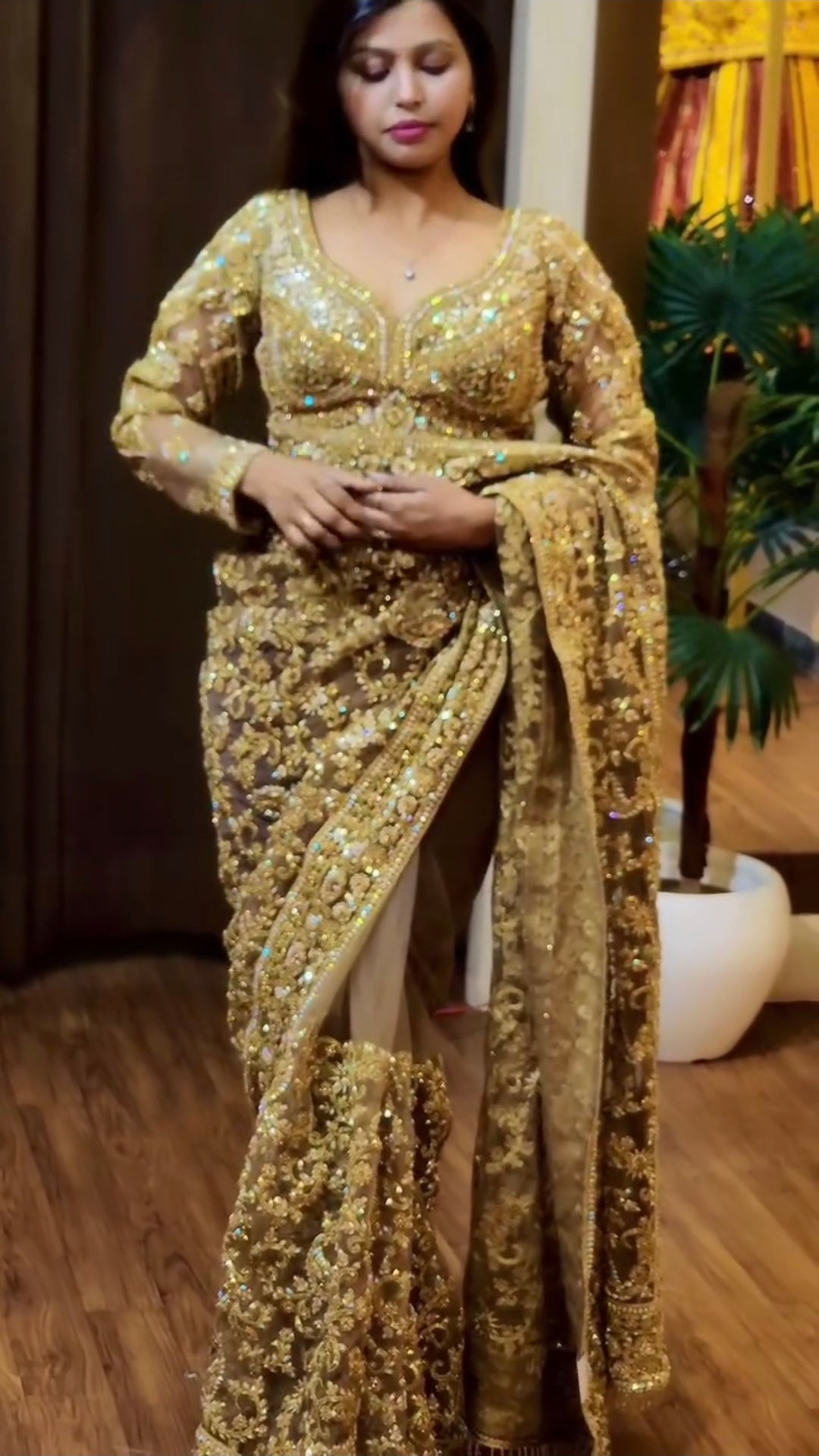 Saree Luxury Doré