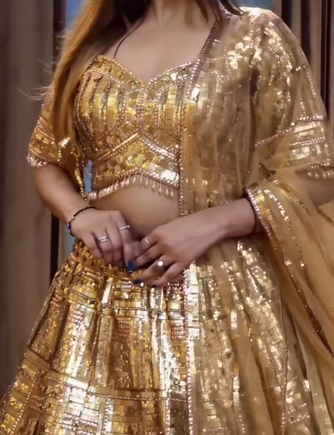 Lehenga  Gold Luxury