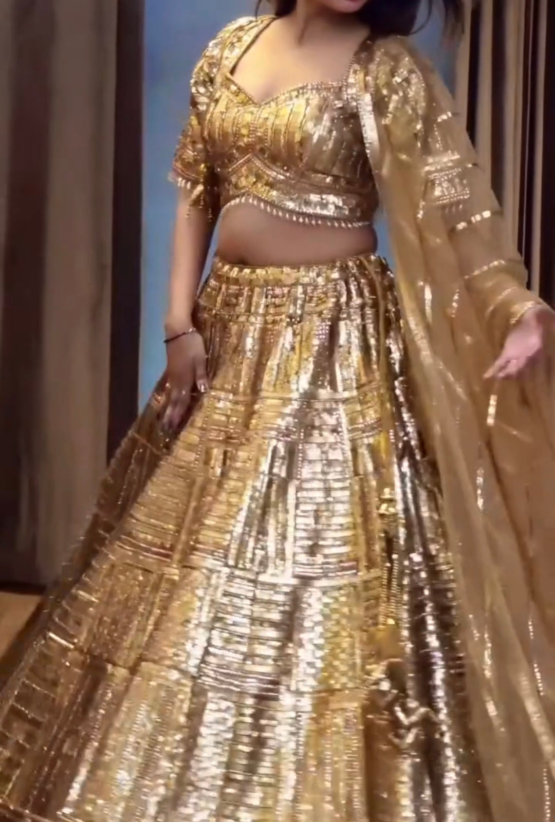 Lehenga  Gold Luxury