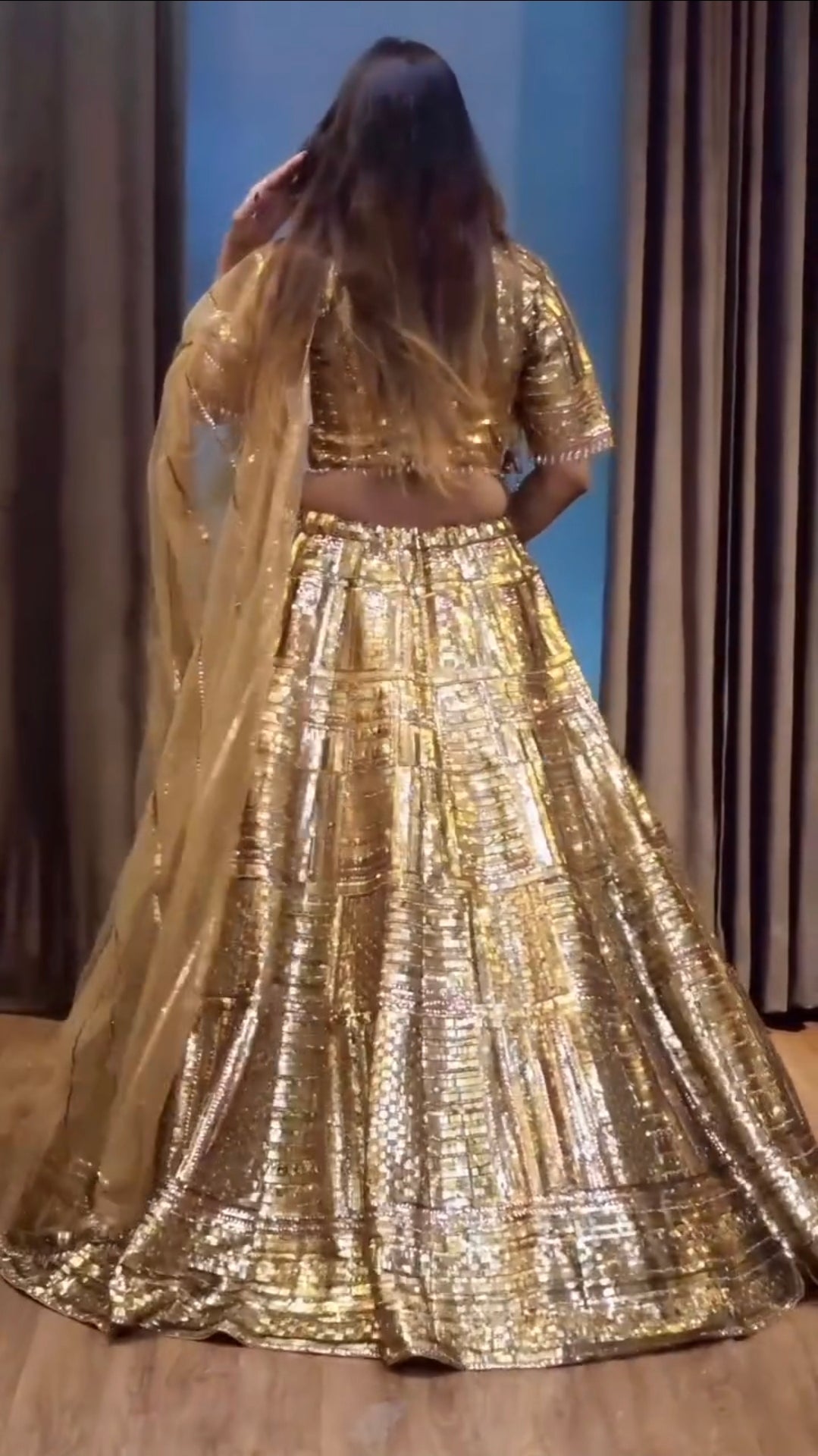 Lehenga  Gold Luxury