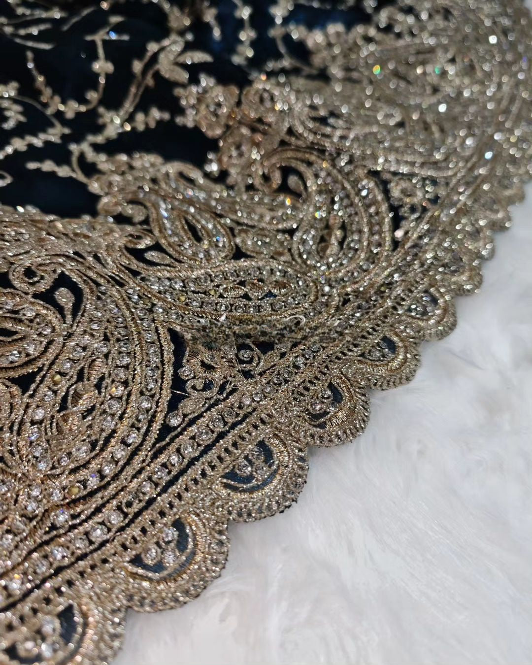 Saree Heeramandi Blue with Stones