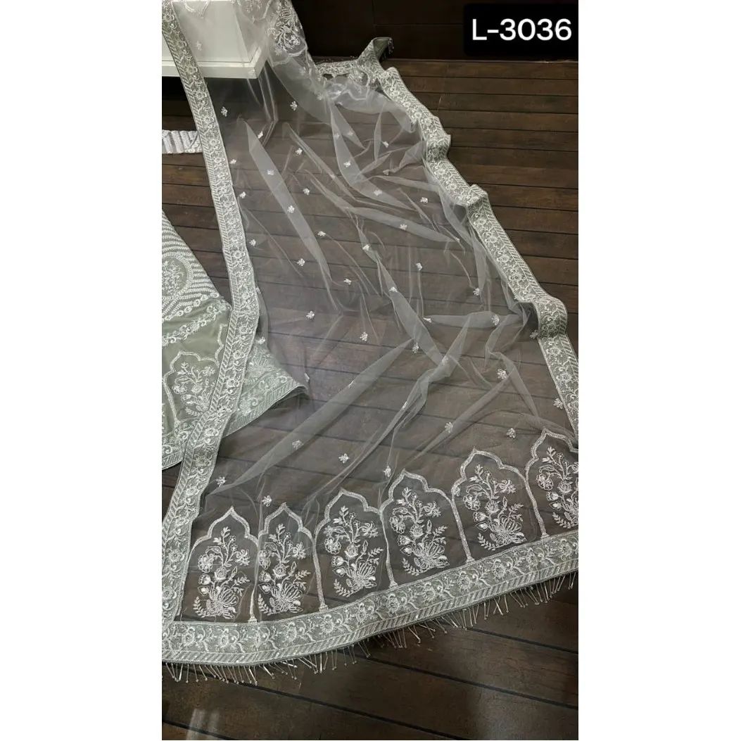 Lehenga Vert Luxury
