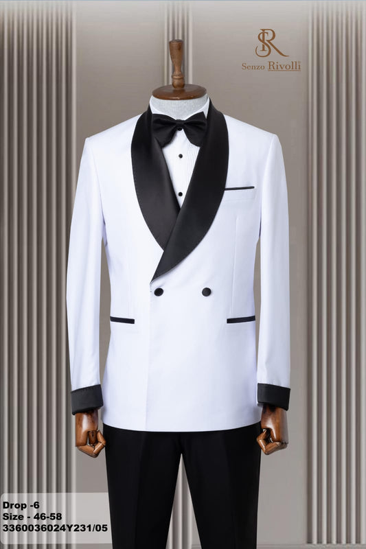 Costume Blanc Mariage Luxury